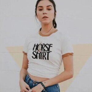 The Bee & The Fox Horse Shirt Ringer Tee
